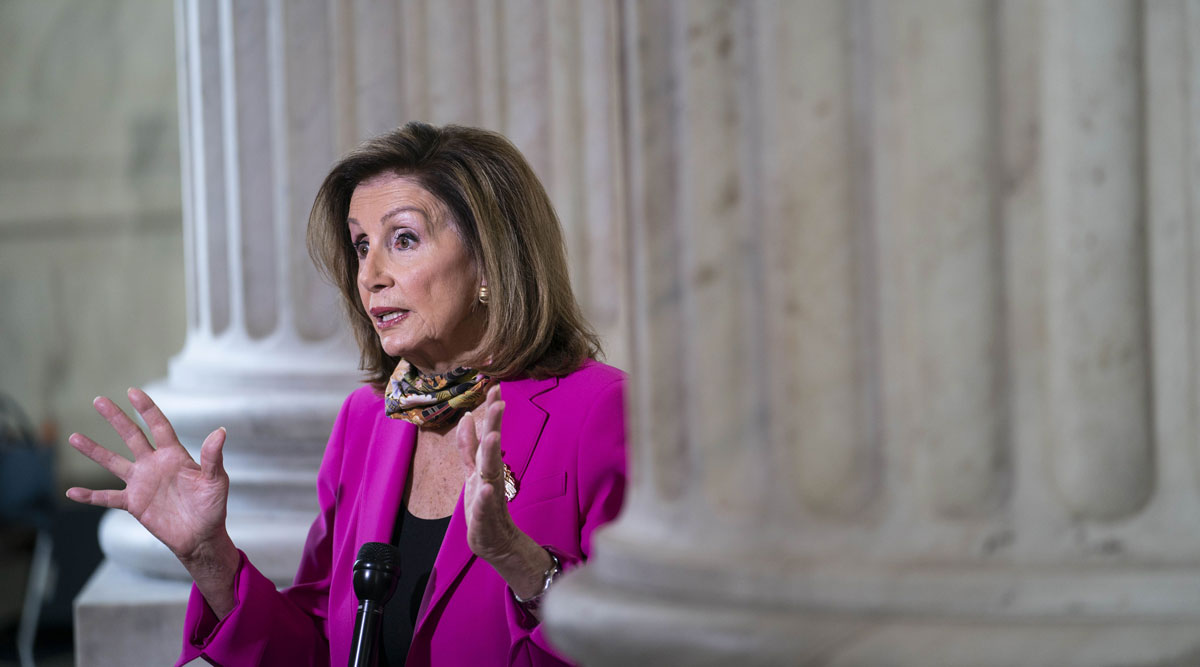 Nancy Pelosi said airline and restaurant aid may be needed in the next stimulus bill.