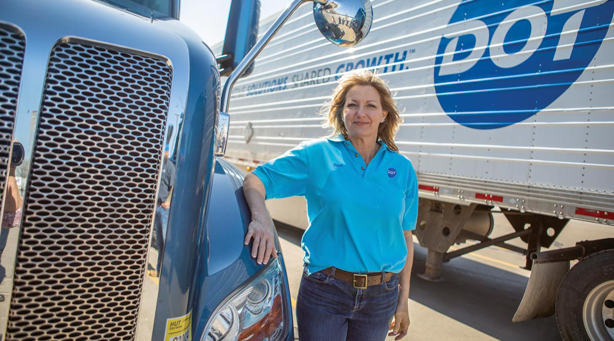 Dot Transportation driver Pam Richardson
