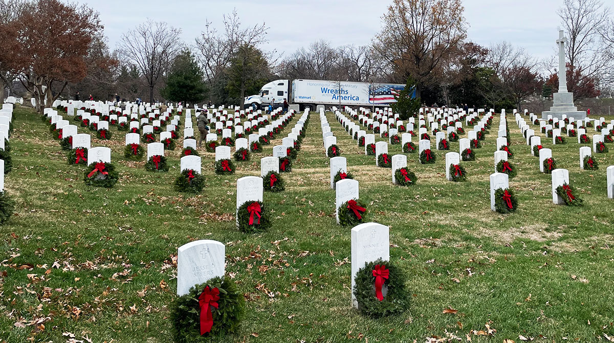 Walmart Truck Wreaths Across America