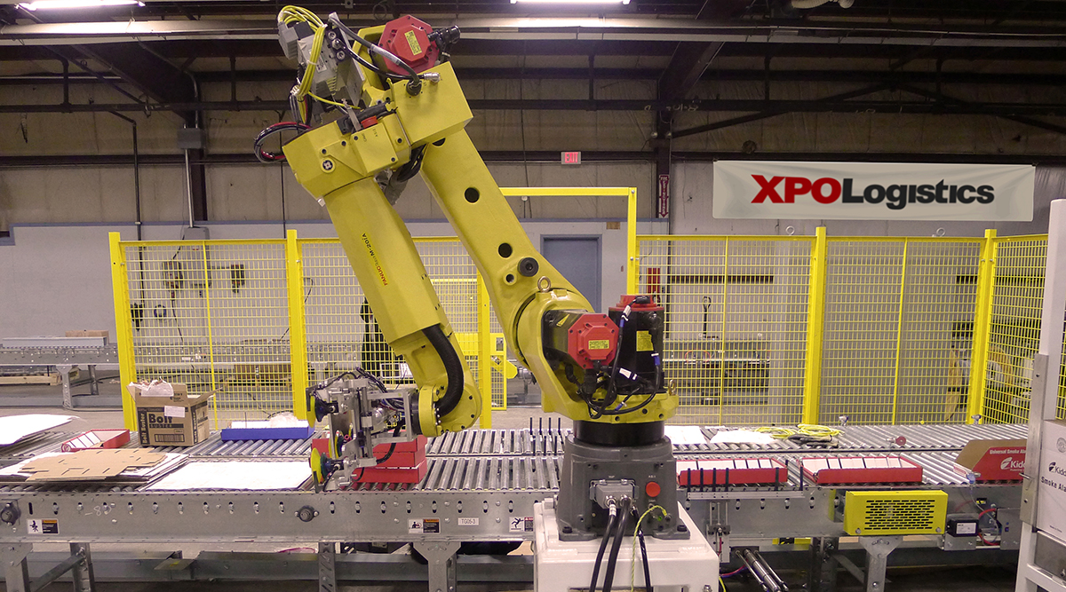 XPO logistics robot arm