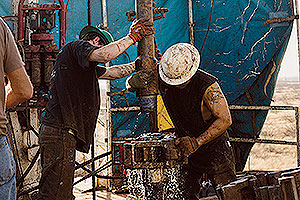oil workers