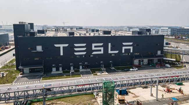Tesla's Gigafactory in Shanghai
