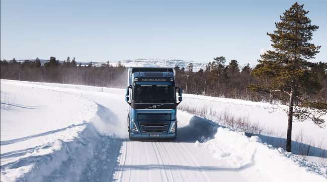 Volvo hydrogen truck