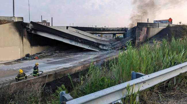 Collapsed Section of I-95