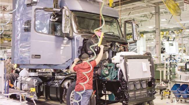 Volvo Trucks plant in Virginia