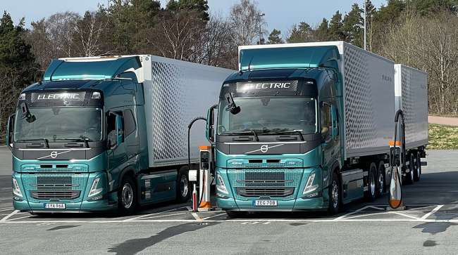 Volvo electric trucks