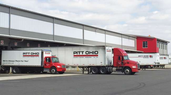 Pitt Ohio's terminal in Harmar Township, Pa.
