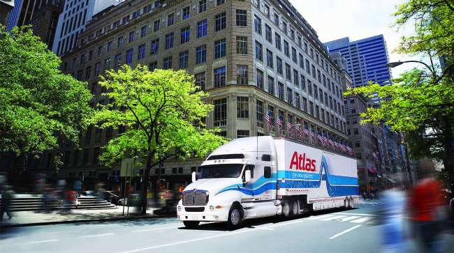 Atlas Van Lines truck