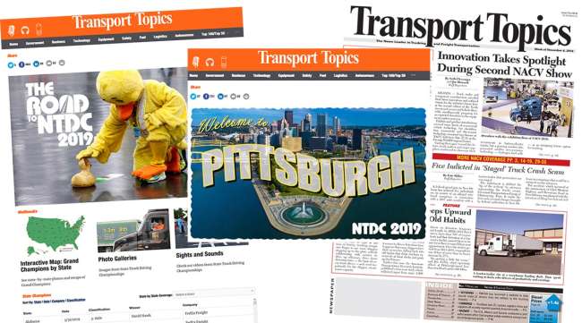 Transport Topics' award-winning coverage
