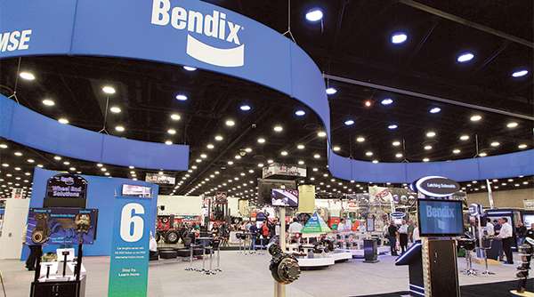 Bendix booth at a trade show