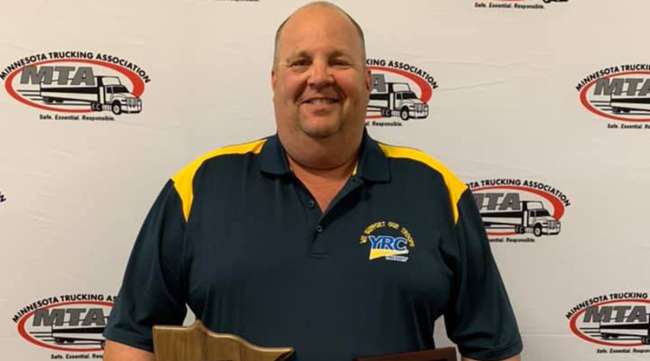 YRC Freight truck driver Bill Krouse, 2019 Minnesota Truck Driving Grand Champion
