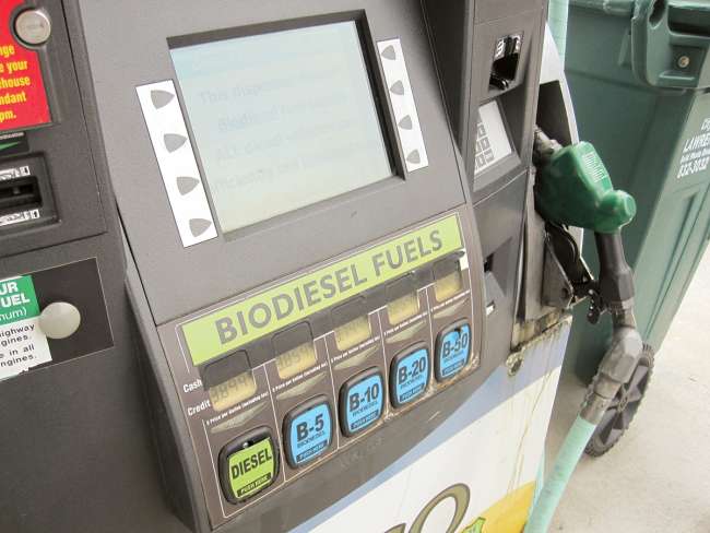 Biodiesel pump in Minnesota