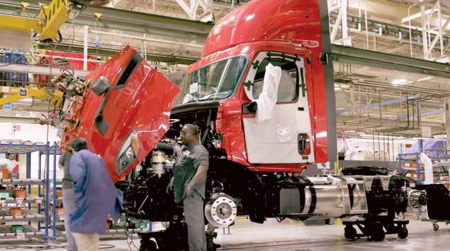 Freightliner manufacturing plant
