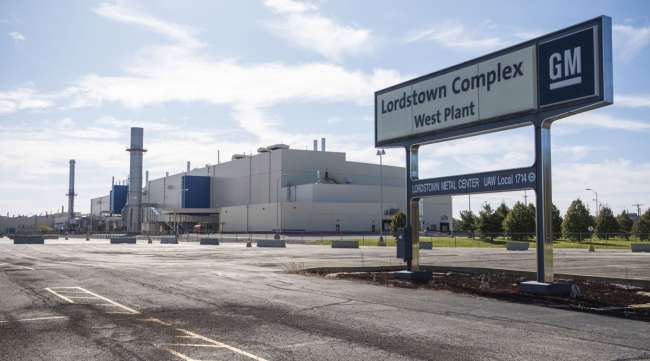The former GM plant in Lordstown, Ohio, in 2019.