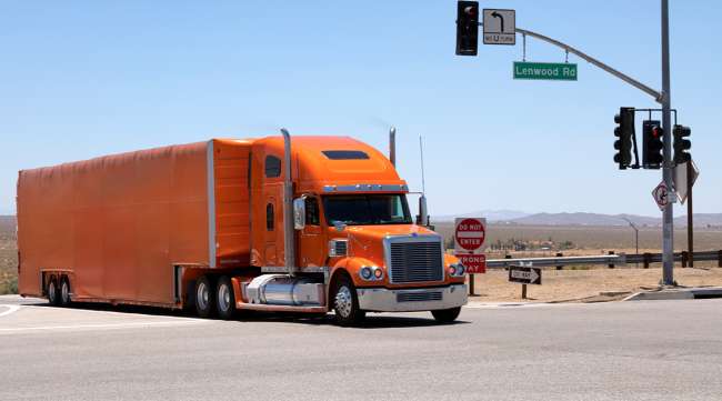 Truck in San Bernardino County, Calif.