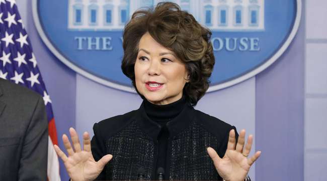 Elaine Chao at the White House