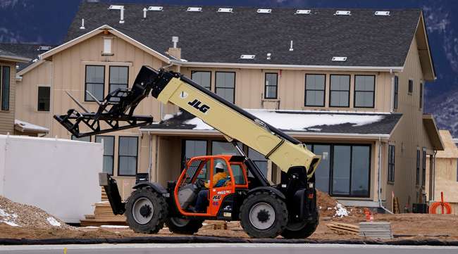 New homes under construction in a development in Littleton, Colo. (David Zalubowski/Associated Press)