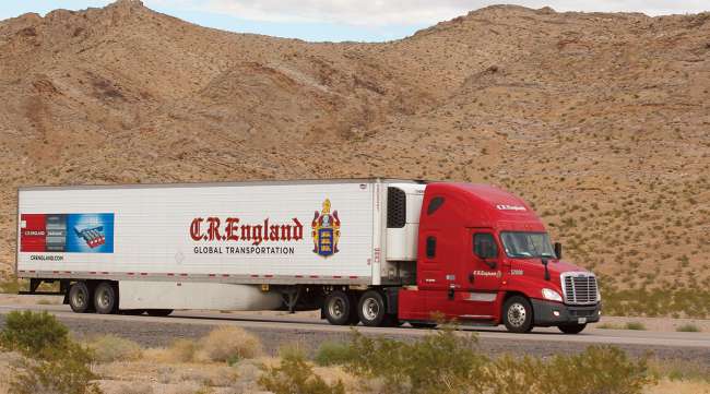 C.R. England truck