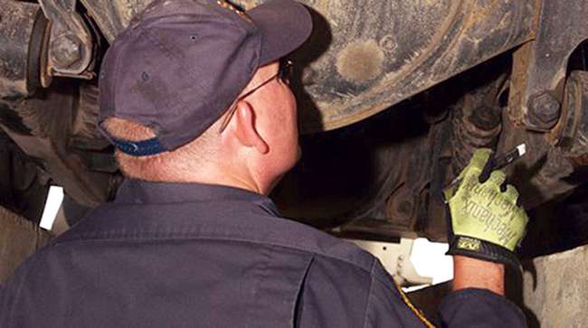 CVSA brake inspection