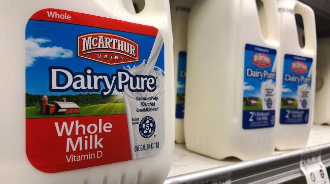 McArthur Dairy milk, a Dean Foods brand