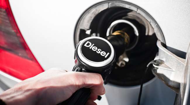 Pumping diesel