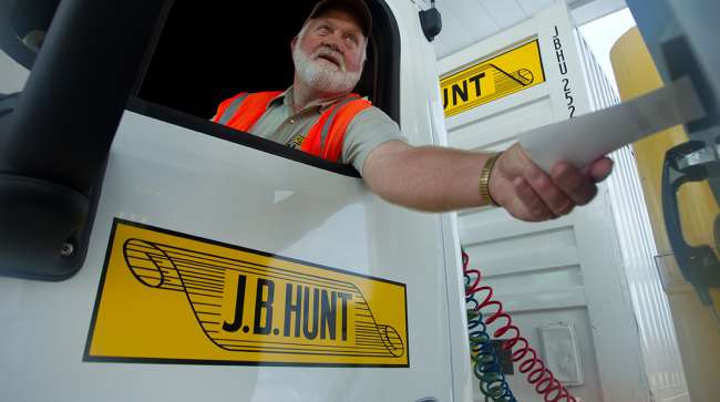 J.B. Hunt driver