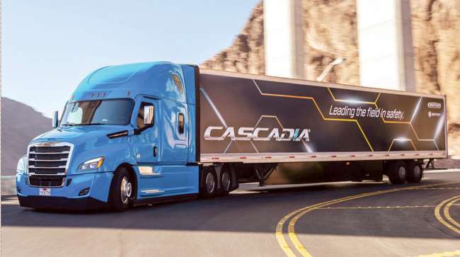 Cascadia featuring SAE Level 2 driving.