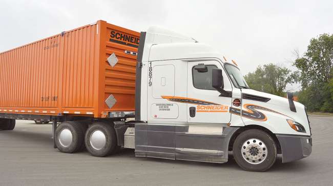 Schneider truck
