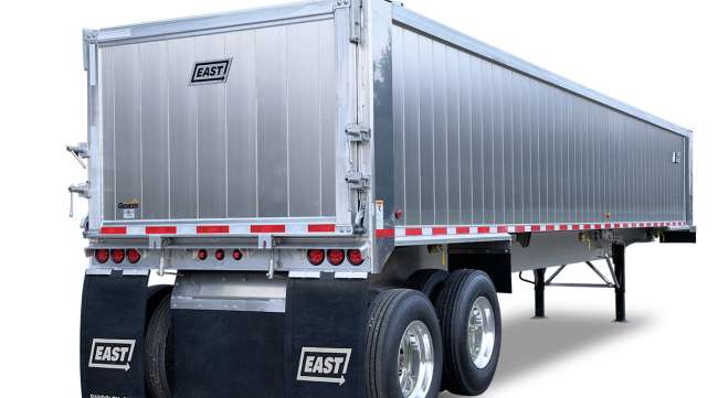 An East Manufacturing rendering trailer
