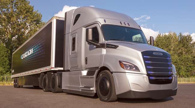 Freightliner's all-electric eCascadia