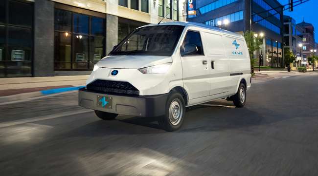 An ELMS delivery van