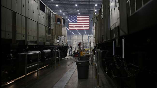 flag in factory