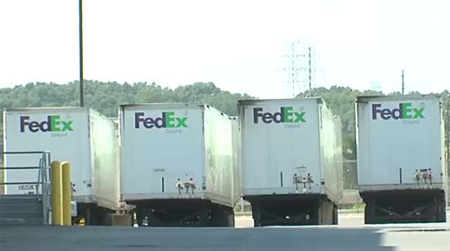 FedEx Ground trucks
