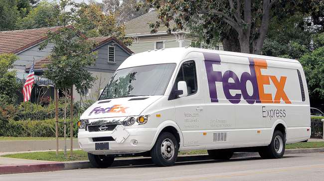 FedEx Chanje vehicle