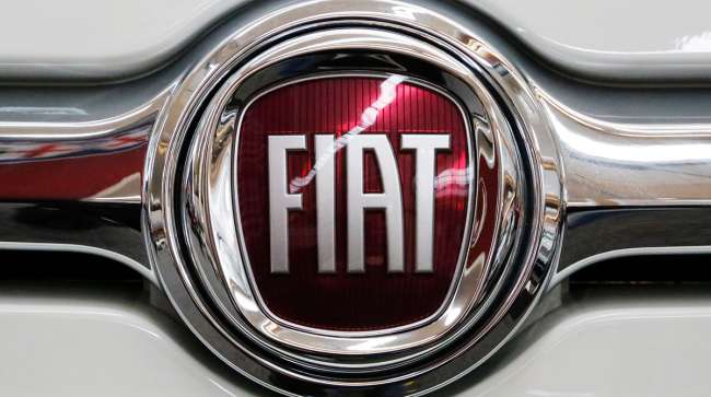 Fiat logo on vehicle