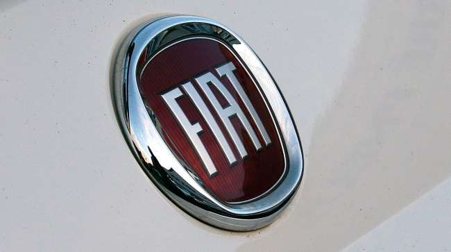 Fiat logo on vehicle