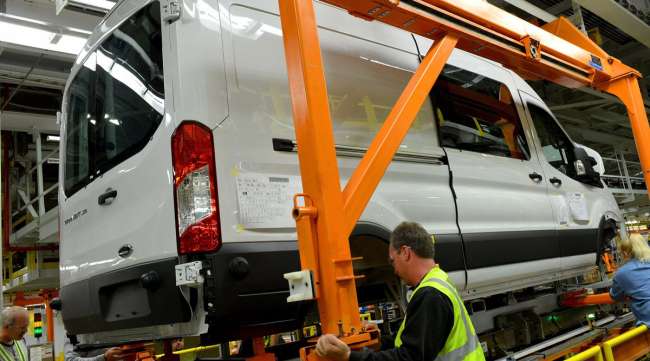 Ford will make the E-Transit van at its Kansas City Assembly Plant.