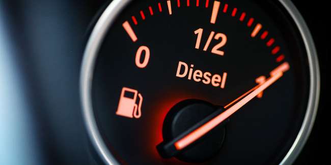Diesel fuel gauge