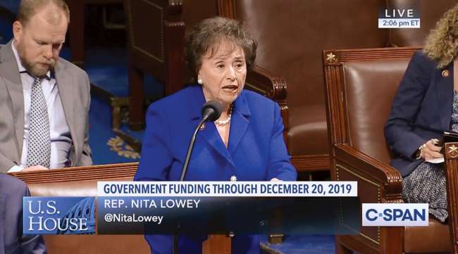 House Appropriations Committee Chairwoman Nita Lowey (D-N.Y.)