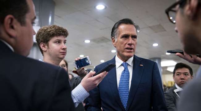 Utah Sen. Mitt Romney is in support of indexing the gasoline tax to a measure of inflation. (Al Drago/Bloomberg News)