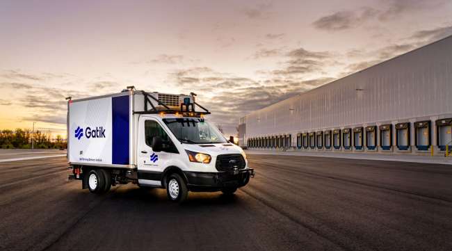 Gatik's middle-mile autonomous trucks are designed to deliver cargo with almost no human interaction.