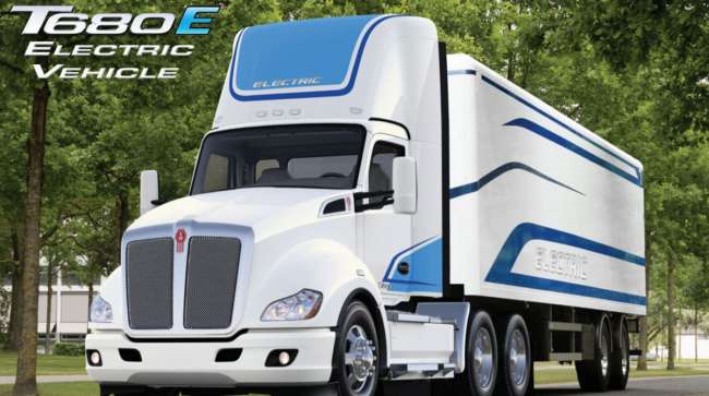 Kenworth T680E battery-electric vehicle