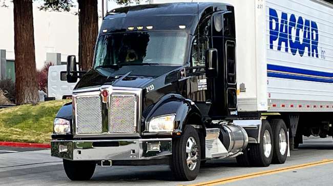 Kenworth truck with Paccar TX-18 automated transmission