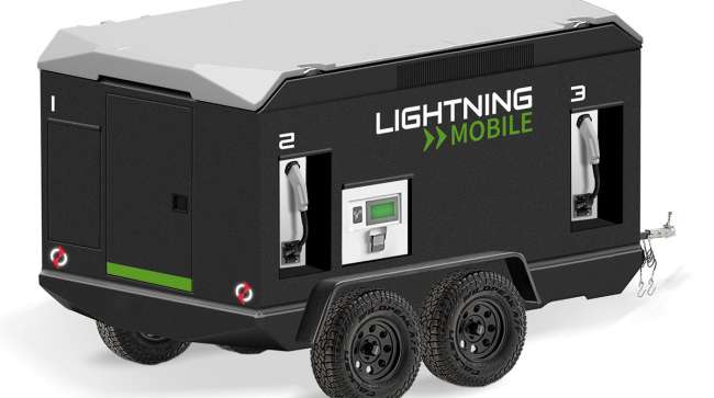 Lightning eMotors mobile charger