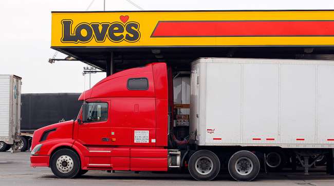 Truck at Love's