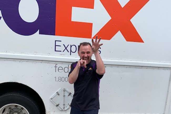 FedEx Express' David Lumpkin, 2019 Rhode Island Truck Driving Championships Grand Champion
