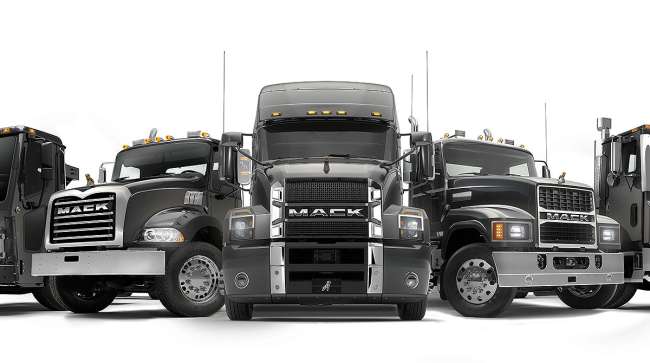 Mack Trucks lineup