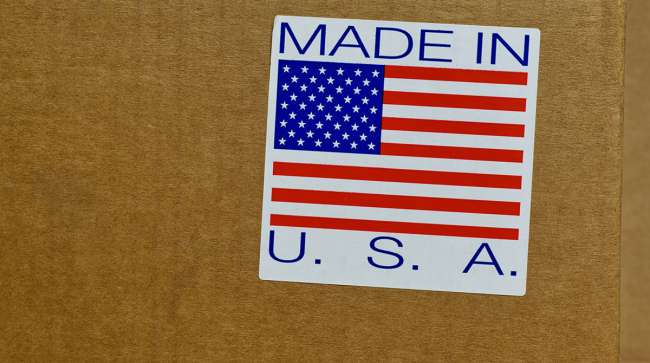 Made in USA sticker