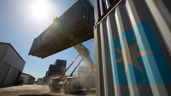Maersk shipping container
