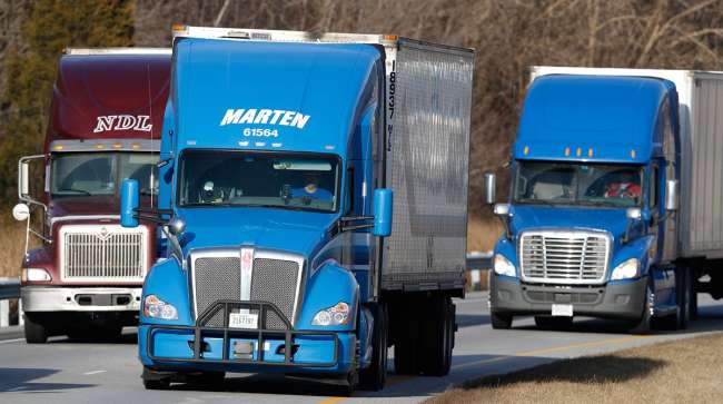 Marten trucks driver highway